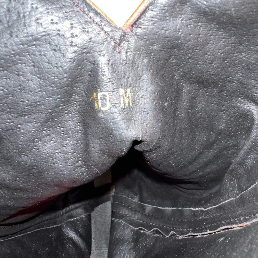 Gianni Red Genuine Leather Cowboy Boots Calf Height - Picture 7 of 7